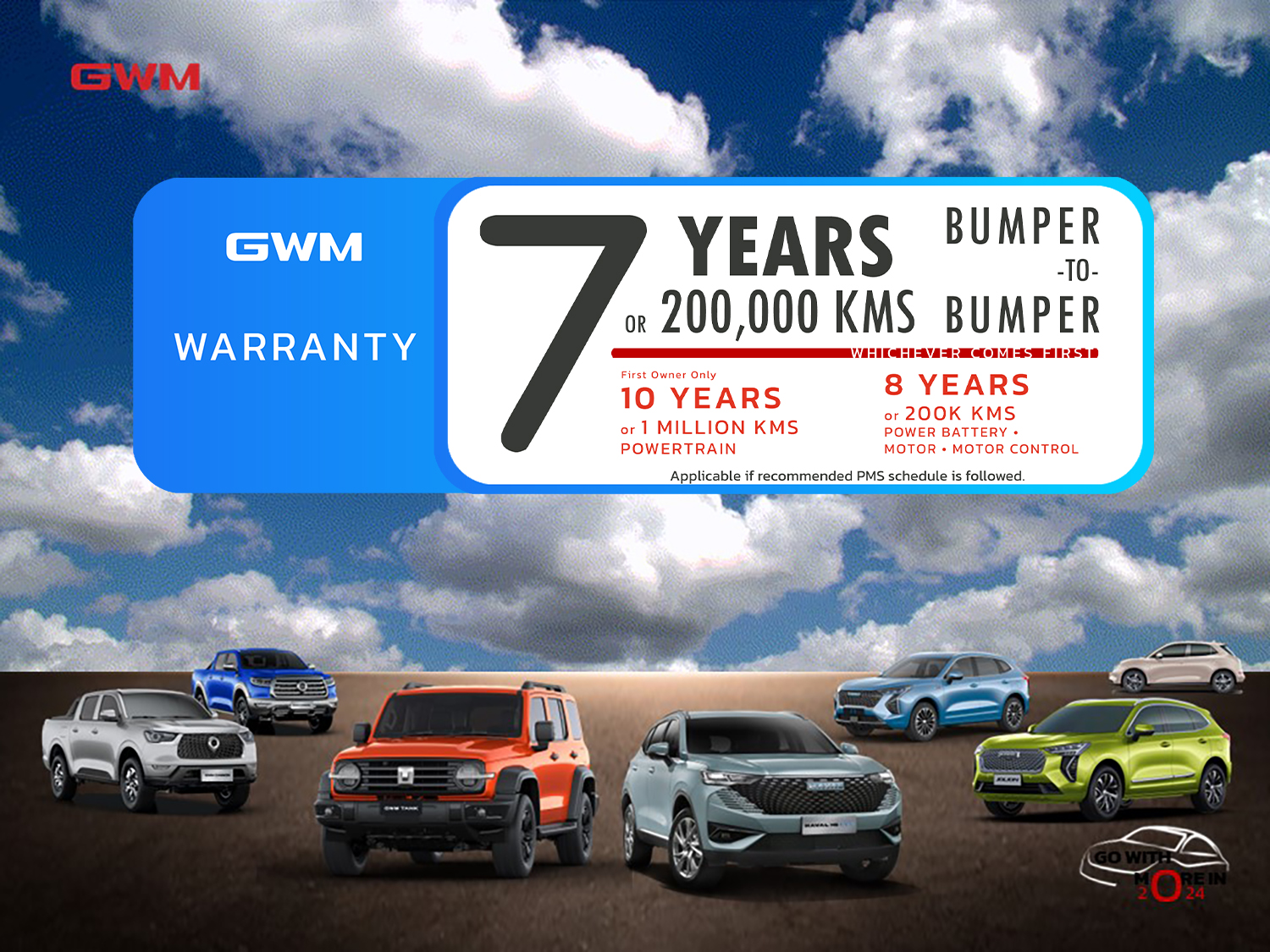 GWM Philippines Expands Warranty Coverage with Industry-Leading7-Year Program